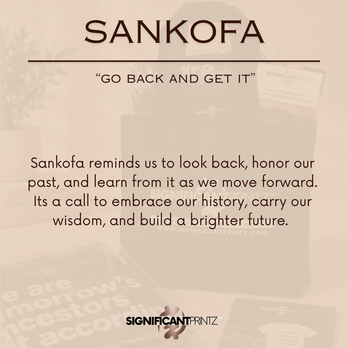 Sankofa Wood Earrings | Adinkra Symbol Studs, Walnut, Sterling Silver