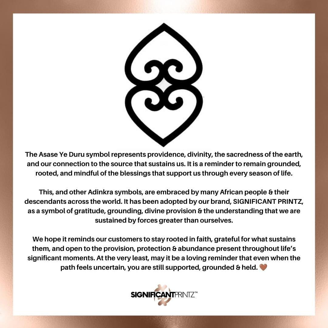 Adinkra Wood Earrings, Asase Ye Duru Walnut, Sterling Silver Hooks