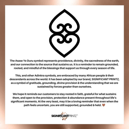 Adinkra Wood Earrings, Asase Ye Duru Walnut, Sterling Silver Hooks