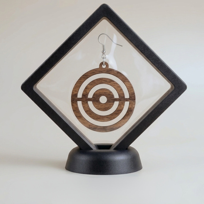 Adinkrahene Wood Adinkra Earrings