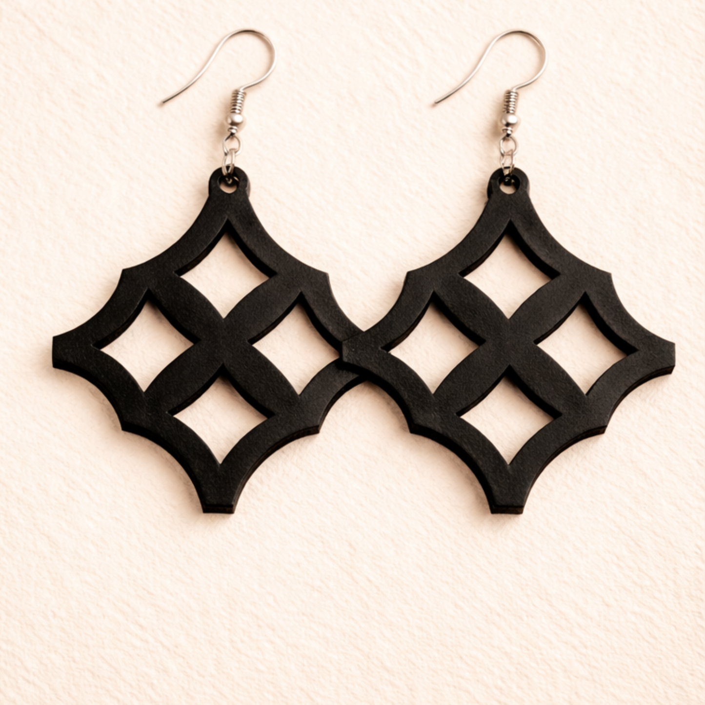 Eban Wood Adinkra Earrings