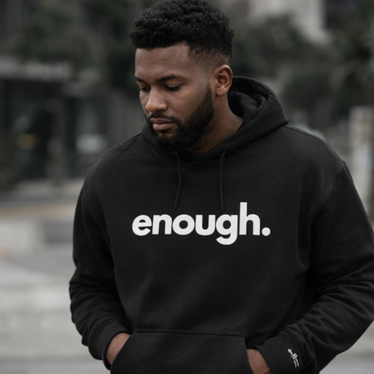 Enough. Statement Hoodie