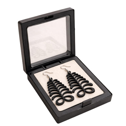 Aya Adinkra Wood Adinkra Earrings