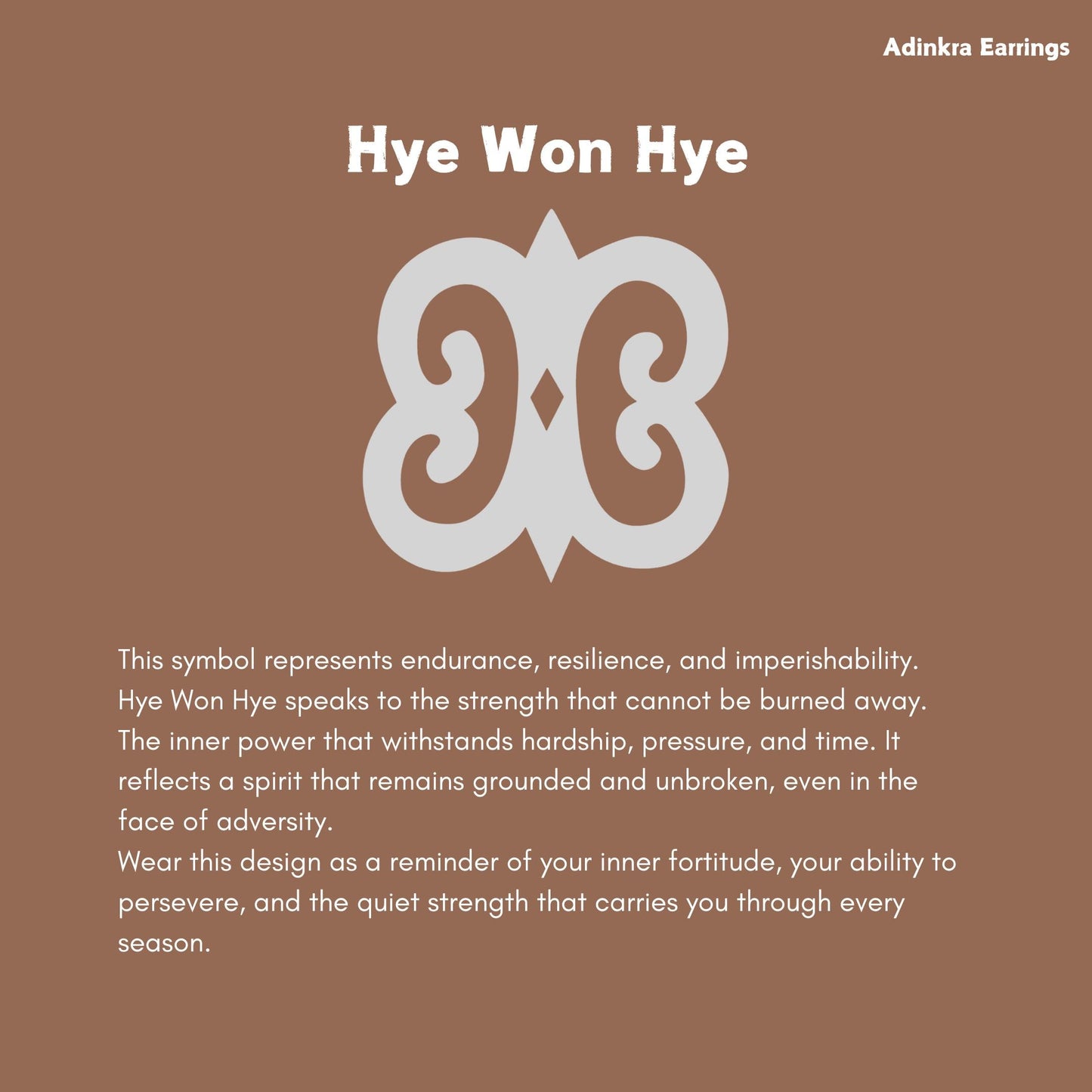 Hye Won Hye Wood Adinkra Earrings