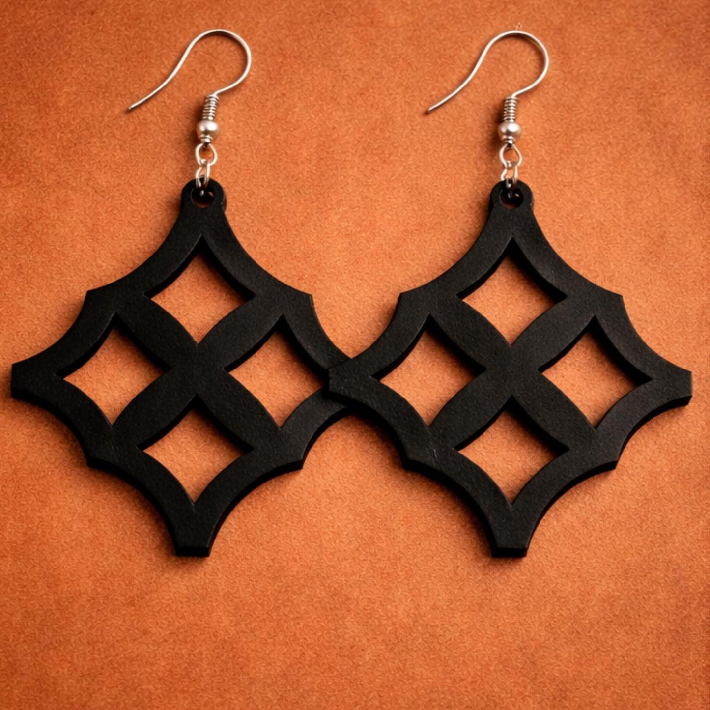 Eban Wood Adinkra Earrings