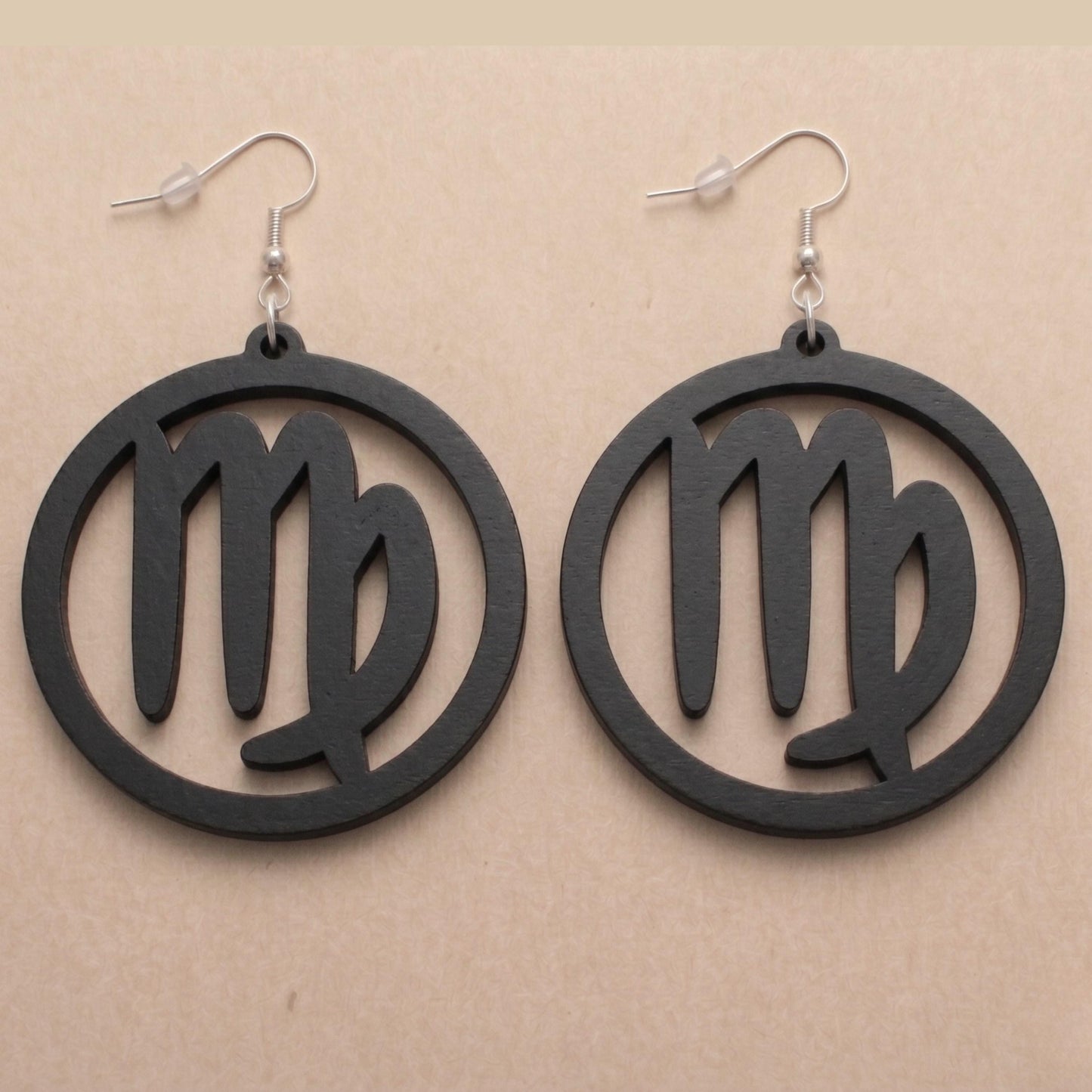Virgo Wooden Earrings